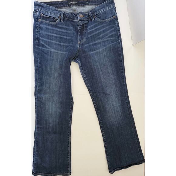 Lucky Brand Jeans Womens Size 14/32 Ankle Dark Wash Sweet Boot Denim - Picture 2 of 8